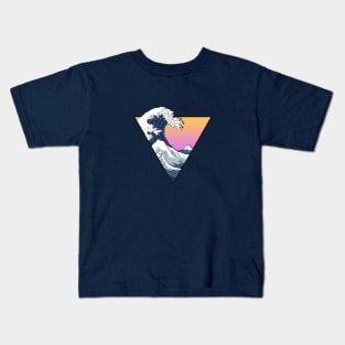 Great Wave Aesthetic Kids T-Shirt